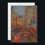Rue Montorgueil med Flaggor av Claude Monet<br><div class="desc">Underbar använda för en bastilledag Party! Rue Montorgueil, som med Flaggor (1878) avfärdade av Claude Monet, är en vintages bra-imponerande cityscape-målning. Gata Montorgueil dekorerade med fransk flaggor för att fira öppnandet av utställningen Internationell i Paris, Frankrike. Om konstnären: Claude Monet (1840-1926) var en av grundarna av den Fransk målningsrörelsen och...</div>