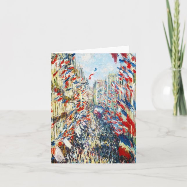 Rue Montorgueil, Paris, festival i juni Kort (Framsida)