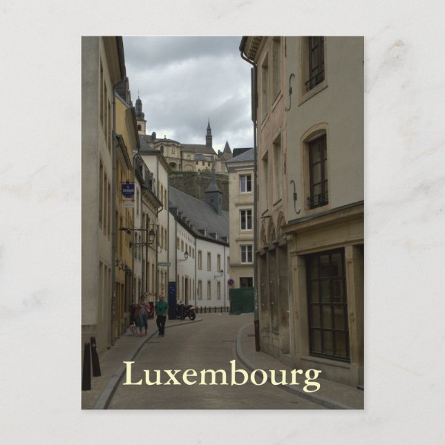 Rue Münster, Grund, Luxemburg Vykort (Framsida)