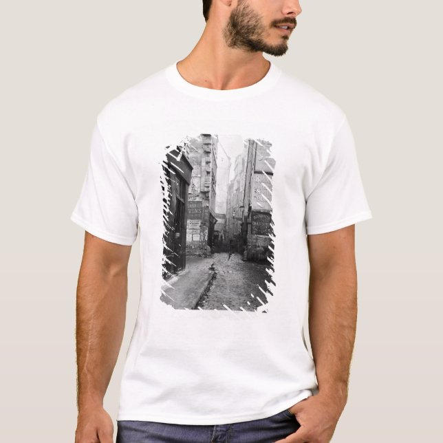Rue Tirechape, från ruen de Rivoli, Paris Tee Shirt (Framsida)