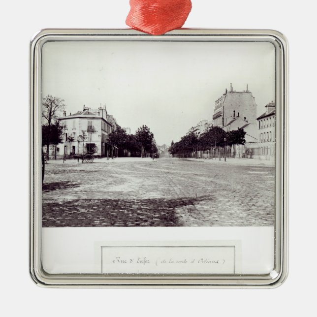 Rued'Enfer, från vägen till Orleans Julgransprydnad Metall (Framsidan)