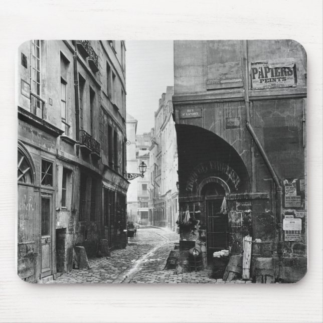 Ruedes Marmousets, från ruen Sanktt-Landry, Paris Musmatta (Framsidan)