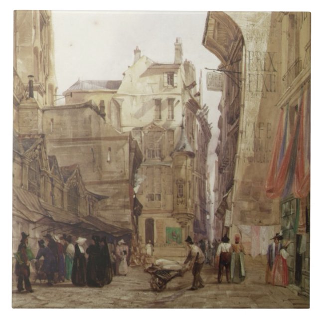 Ruedes Pretes, St Germain L'Auxerrois, Paris Kakelplatta (Framsidan)