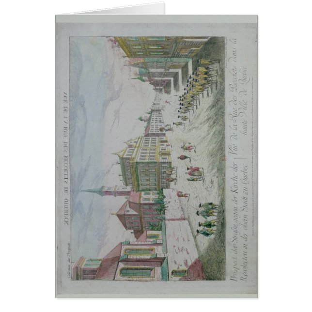 Ruedes Recolets, Quebec Hälsningskort (Framsidan)