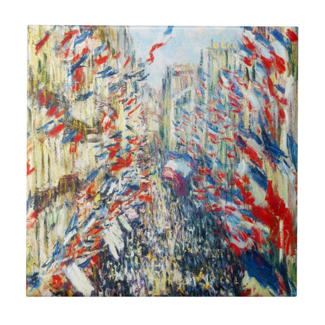 Ruen Montorgueil, Paris, festival av Juni Kakelplatta (Framsidan)