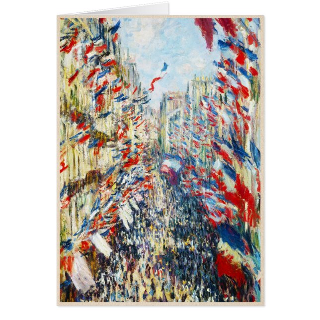 Ruen Montorgueil, Paris, festival av Juni OBS Kort (Framsidan)