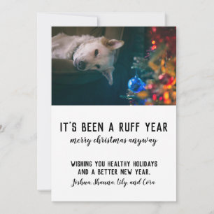 Ruff År 2020 - Julpett Julkort