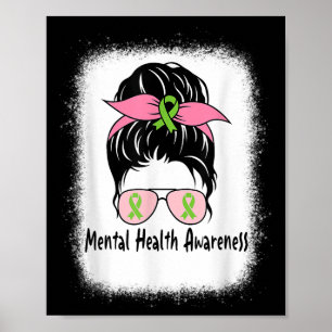 Ruff Bun Mental hälsa S-gåva Mental hälsa Medveten Poster