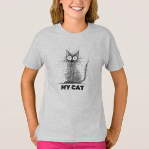 Ruffa Klotterkatt – minimalistisk nyckfullhet T Shirt