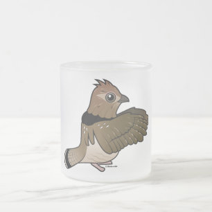 Ruffed Grouse (att trumma) Frostad Glasmugg