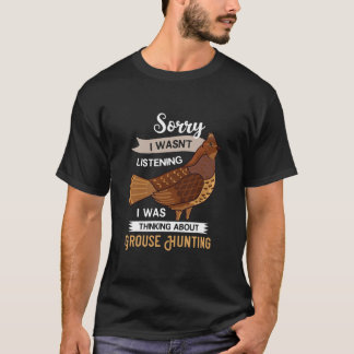 Ruffed Grouse Bird Gift Hunting Spruce Grouse  T Shirt