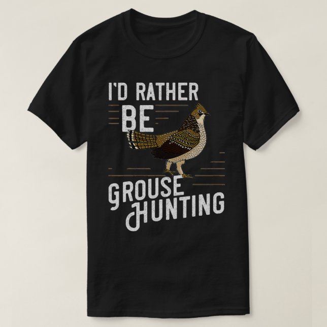Ruffed Grouse Bird Gift Hunting Spruce Grouse  T Shirt (Design framsida)