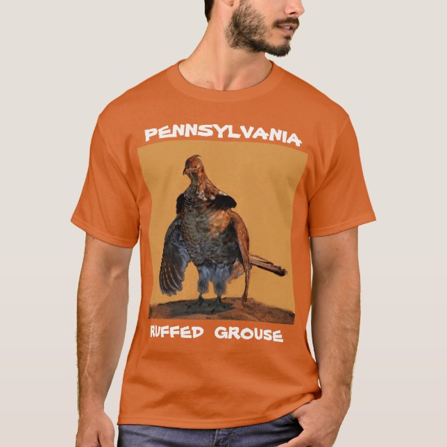 Ruffed Grouse (Pennsylvania) T Shirt (Framsida)