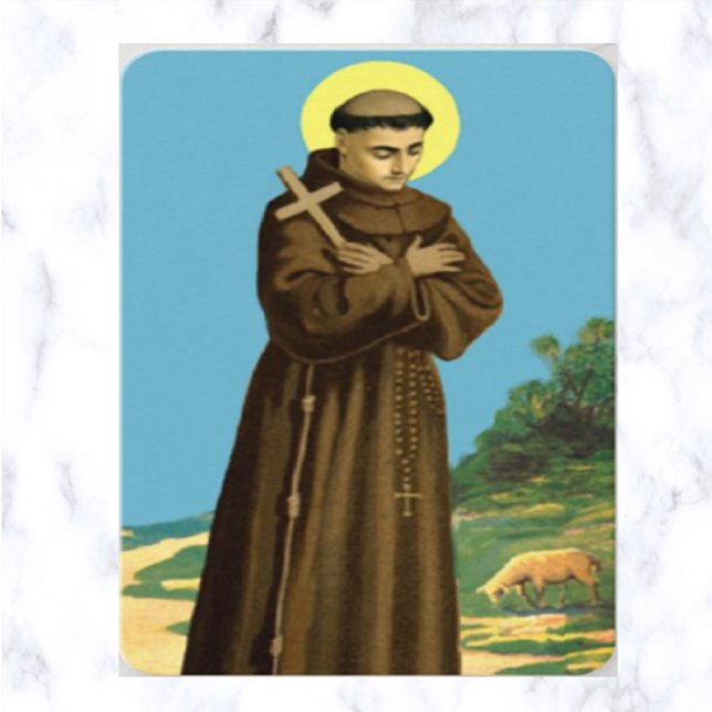 Ruffino Patron of Shyness Stuttering Prayer Card Visitkort (Skapare uppladdad)