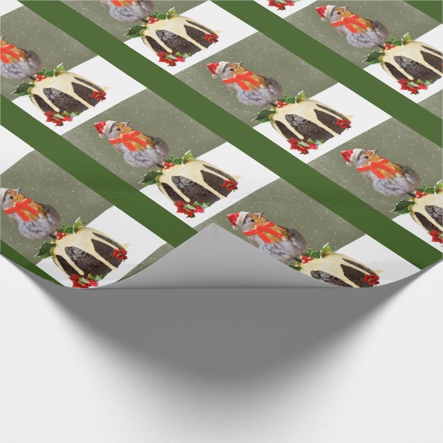 Ruffled Robin-julafton Papper Presentpapper (Hörn)