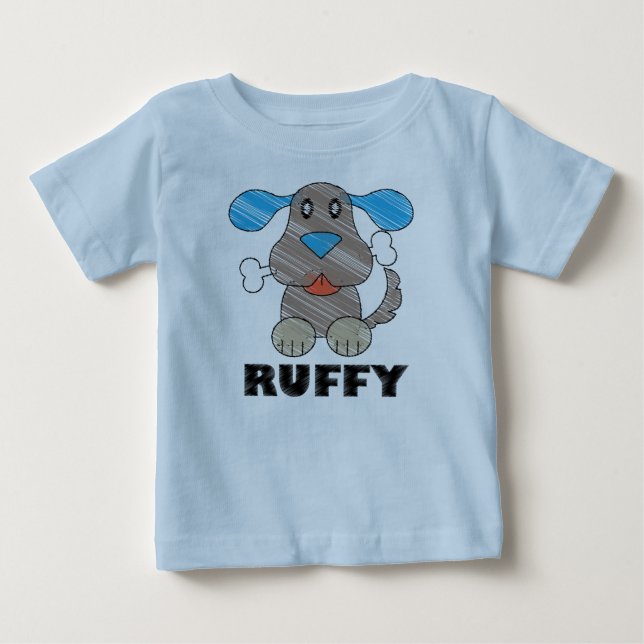 Ruffy - Babyfint linne i bomull Tee (Framsida)
