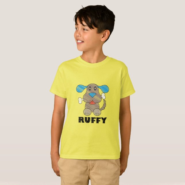 Ruffy - Bards grundläggande T-Shirt (Hel framsida)
