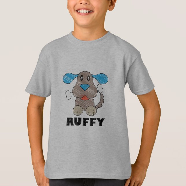 Ruffy - Barn Basic T-Shirt (Framsida)