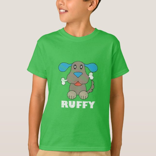 Ruffy - Barn Basic T-Shirt (Framsida)