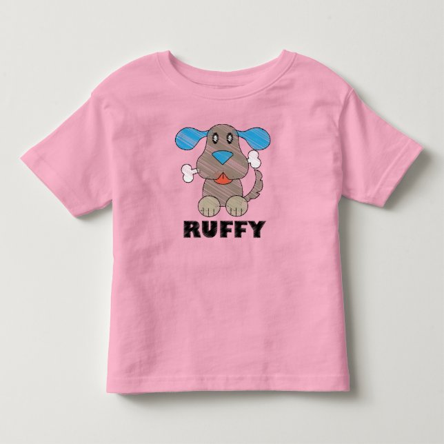 Ruffy - Småbarn Bra Jersey T-Shirt (Framsida)