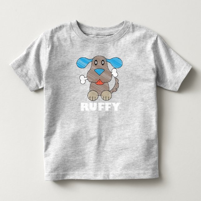 Ruffy - Småbarn Bra Jersey T-Shirt (Framsida)