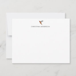 Rufous Hummingbird Anteckningskort