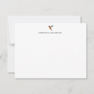 Rufous Hummingbird Anteckningskort