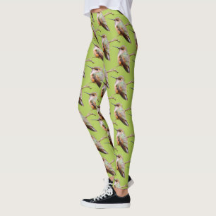 Rufous Hummingbird Sitta i Kalifornien Lilac Leggings