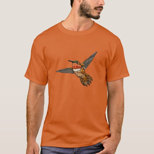 Rufous Hummingbird T-shirt (Framsida)