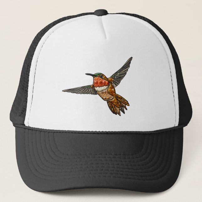 Rufous Hummingbird Truckerkeps (Framsida)