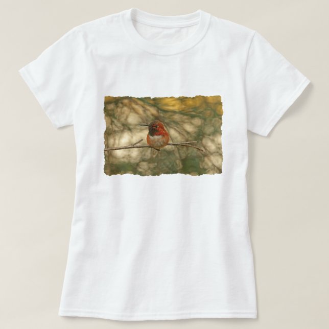 Rufous Hummingbirdsitta T-shirt (Design framsida)