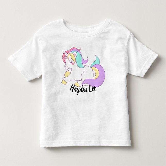 Rufsa den nedersta tshirten för unicorn- & tee shirt (Framsida)