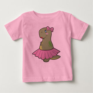 Rufsad skjorta för småbarnflickaDinosaur T-Rex T-shirt