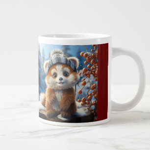 Rufus - En berömvärd röd panda Jumbo Mugg