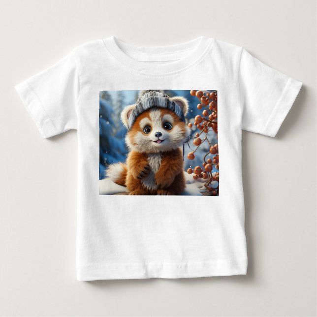 Rufus - En berömvärd röd panda T Shirt (Framsida)
