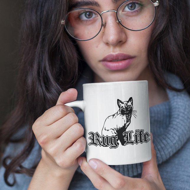 Rug Life - En Lättsam Dag Kaffemugg (Skapare uppladdad)