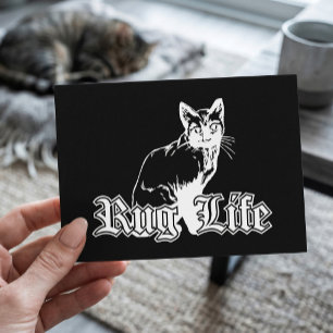 Rug Life - Gangsterkatt Vykort