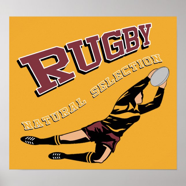 Rugby #2 RY för kvinnor Poster (Framsidan)