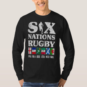Rugby 6 Nations England Frankrike Ireland Italien T Shirt