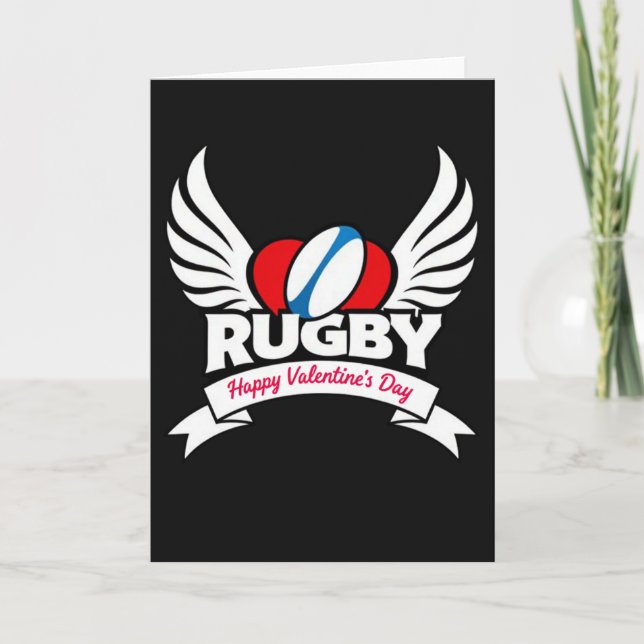 Rugby Alla hjärtans dag specialkort Kort (Framsida)