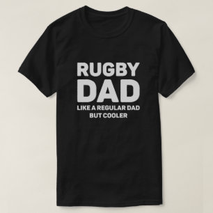 Rugby Älskare Funny Coola Rugby Pappa T Shirt