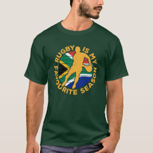 Rugby är min favoritsäsong sport söderut Afrika T- T Shirt