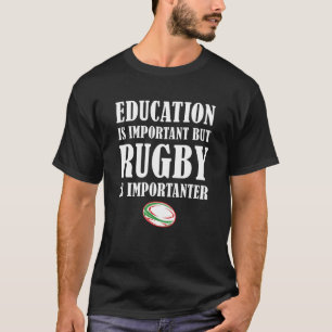 Rugby är viktig Italien Rugby T Shirt