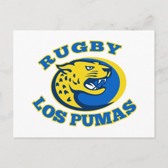Rugby Argentina Los Puma Vykort (Framsida)