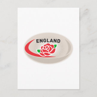 Rugby Boll England English Ro Vykort