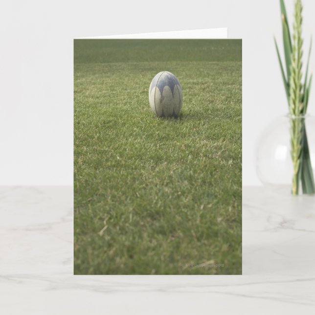 Rugby boll kort (Framsida)