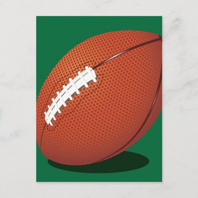 Rugby Boll Vykort (Framsida)