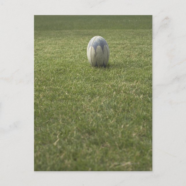 Rugby boll vykort (Framsida)