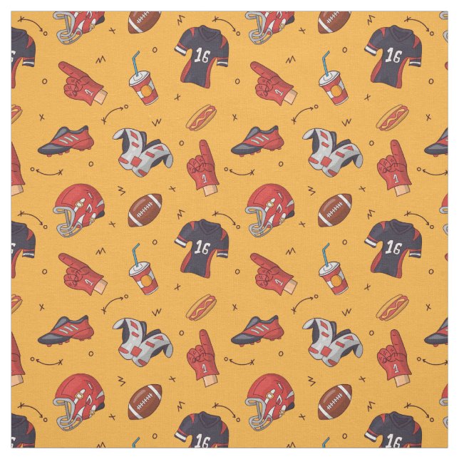 rugby bollar , bollar mönster tyg (Provkarta)