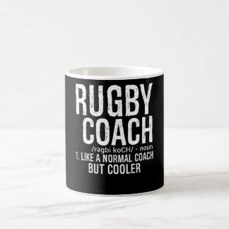 Rugby-buss som normal buss men kylare kaffemugg